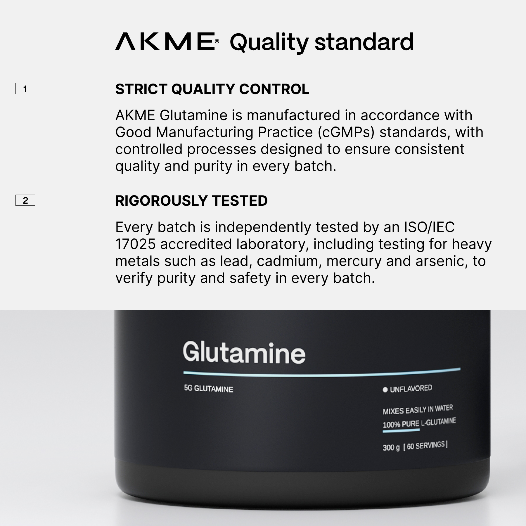 Glutamin Pulver