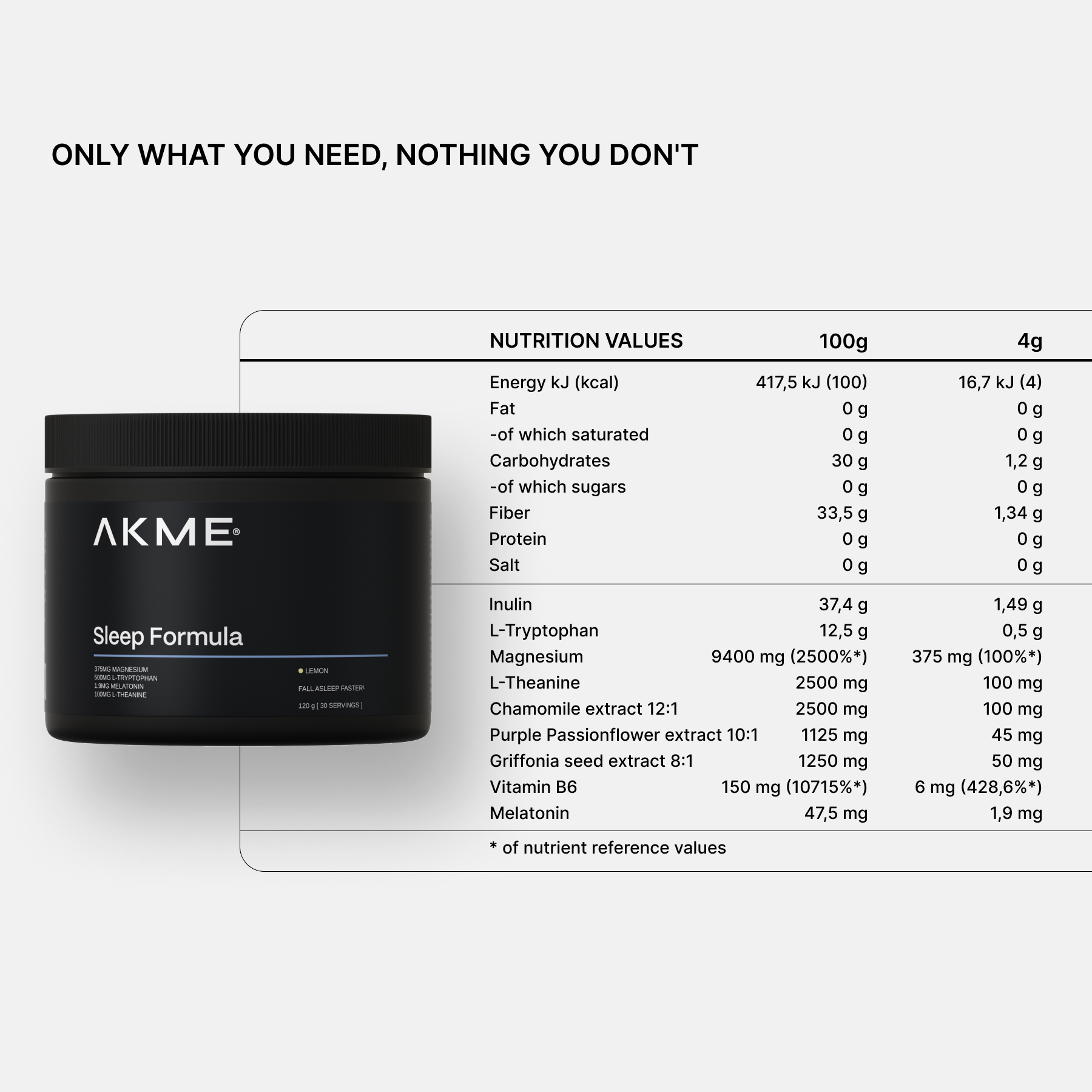 Sleep Formula Pulver